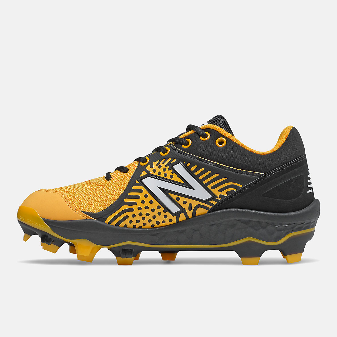 Buty Baseballowe New Balance Fresh Foam 3000 v5 Molded Męskie Żółte Czarne | 249168-RCS