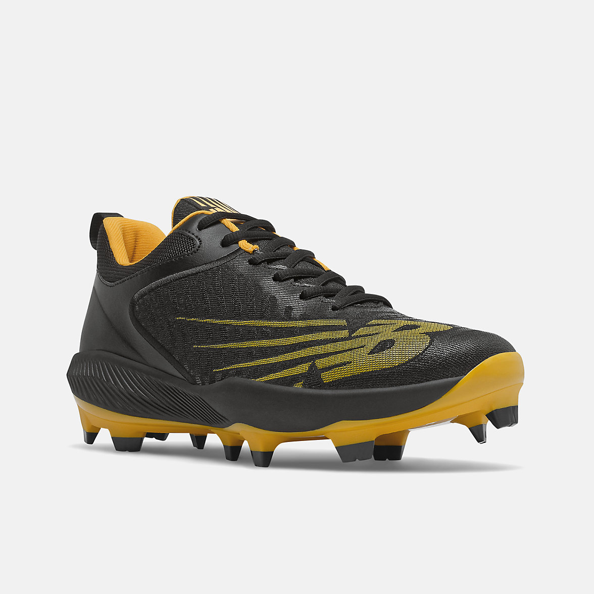 Buty Baseballowe New Balance FuelCell 4040 v6 Molded Męskie Czarne Żółte | 402581-WZL