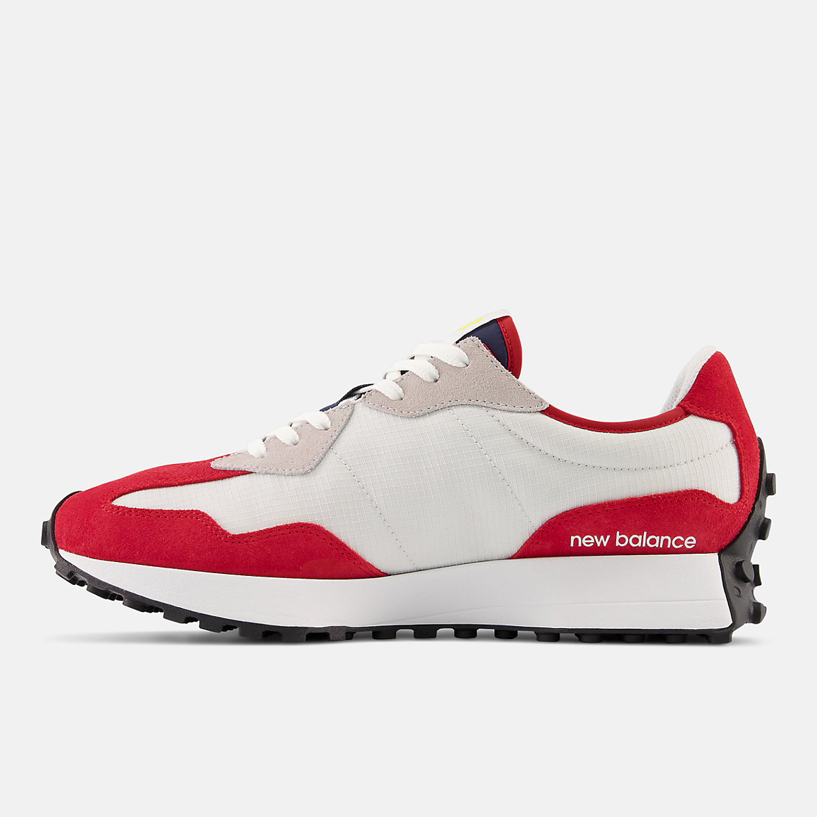 Buty Lifestyle New Balance 327 Męskie Beżowe Indygo Czerwone | 503862-RXL