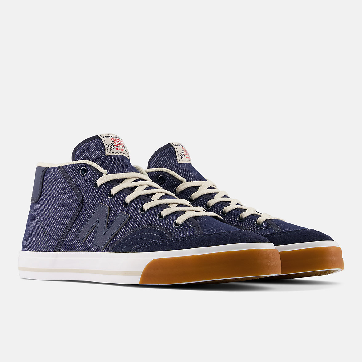 Buty Lifestyle New Balance NB NUMERIC 213 Damskie Granatowe Białe | 435871-BVT