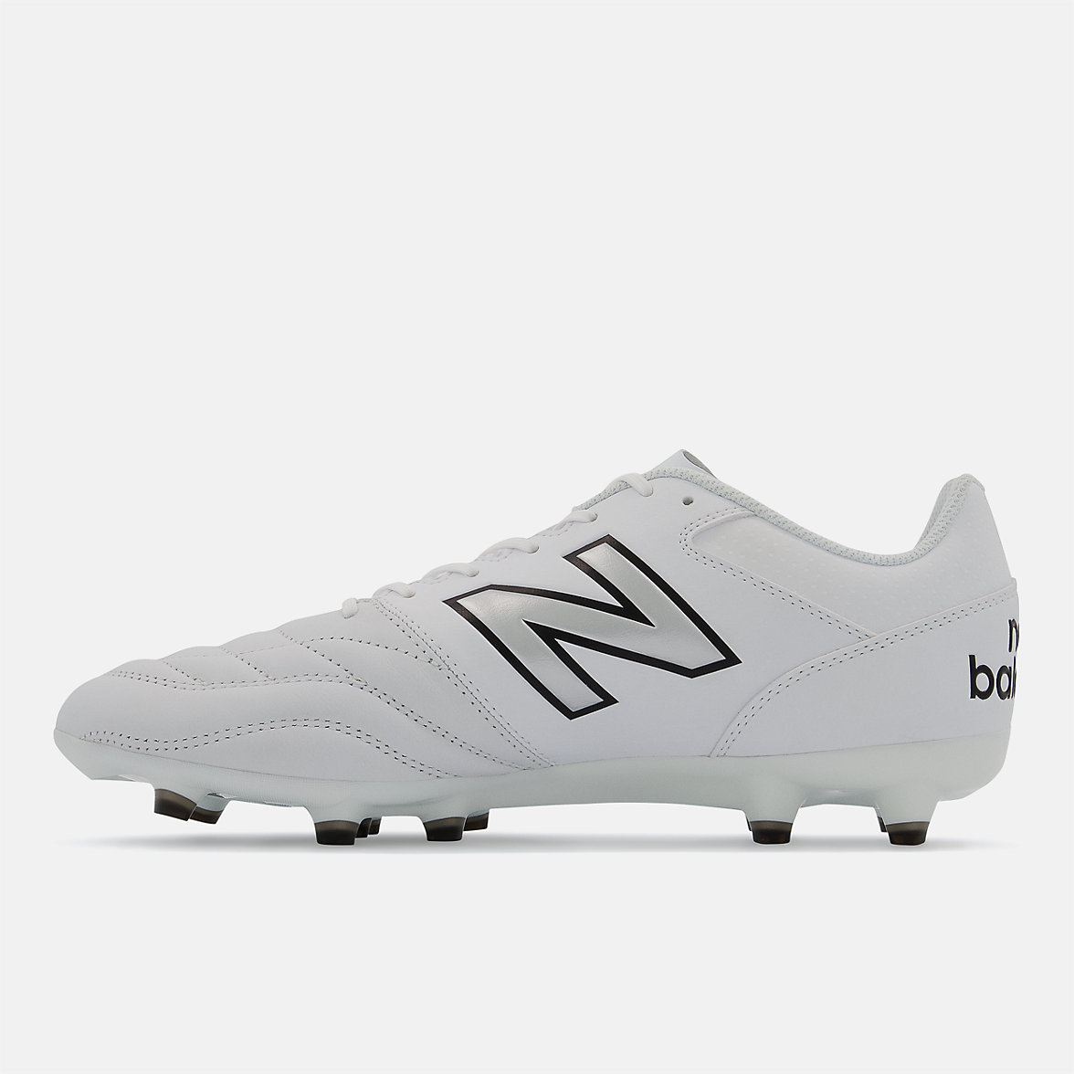 Buty Piłkarskie New Balance 442 V2 TEAM FG Damskie Białe Czarne | 097263-VCB