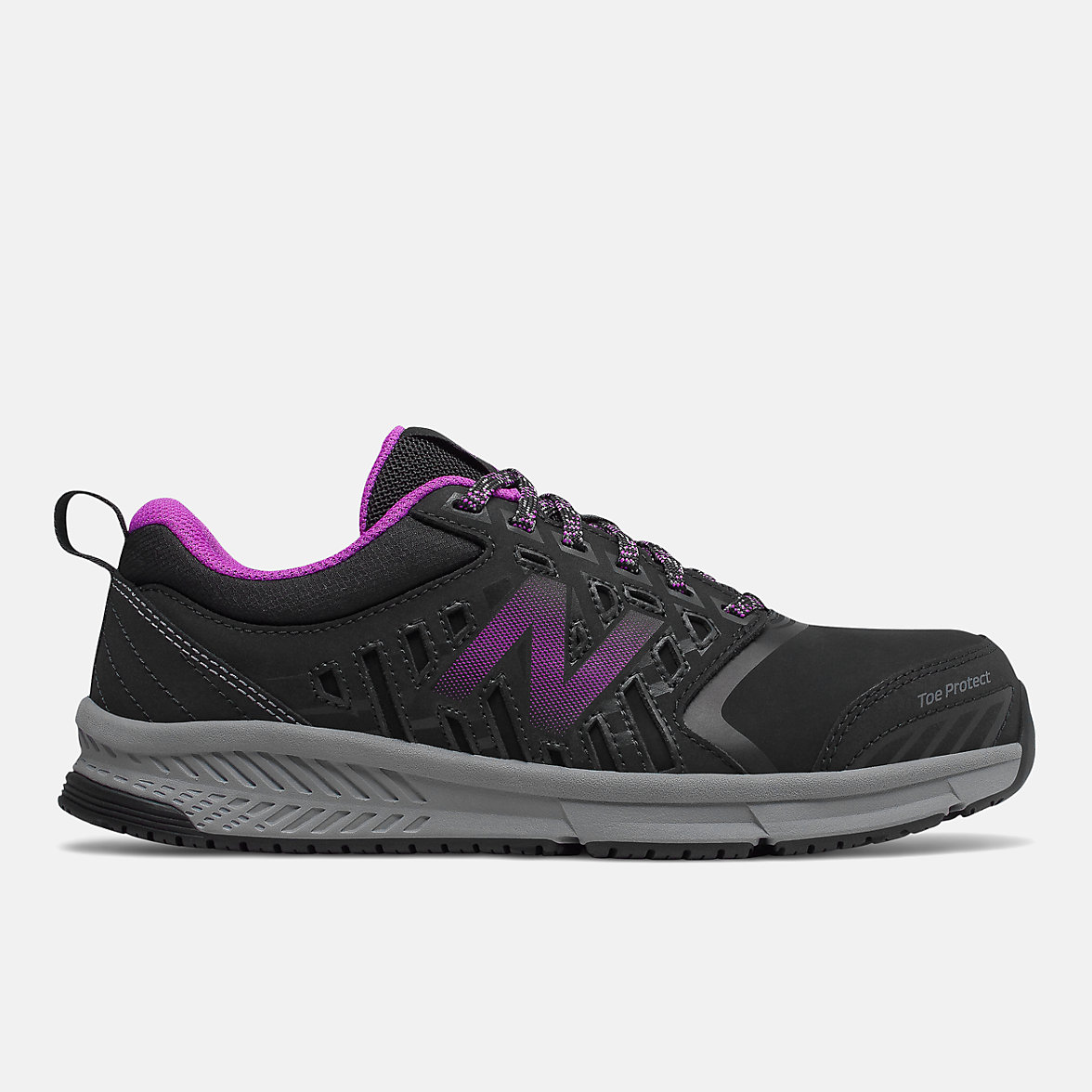 Buty Robocze New Balance 412v1 Alloy Metalowym Damskie Czarne Fioletowe | 049512-PYG