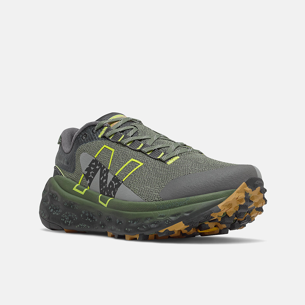 Buty do Biegania New Balance Fresh Foam X More Trailowe v2 Męskie Żółte | 950871-UAP
