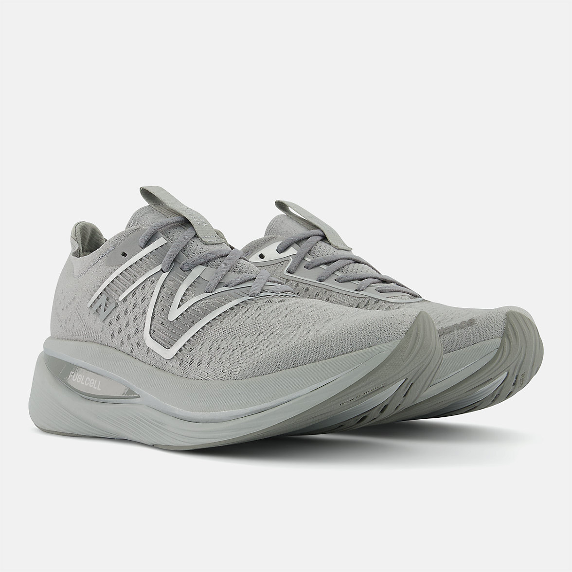 Buty do Biegania New Balance FuelCell SuperComp Trainer Męskie Srebrne | 643720-IAS