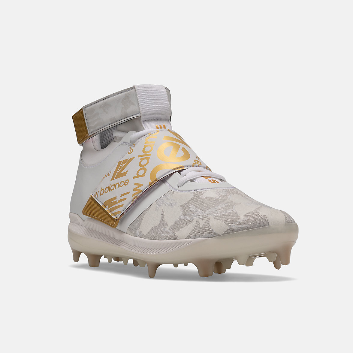 Buty do Softball New Balance Lindor 1 Damskie Białe Złote | 508216-HPL