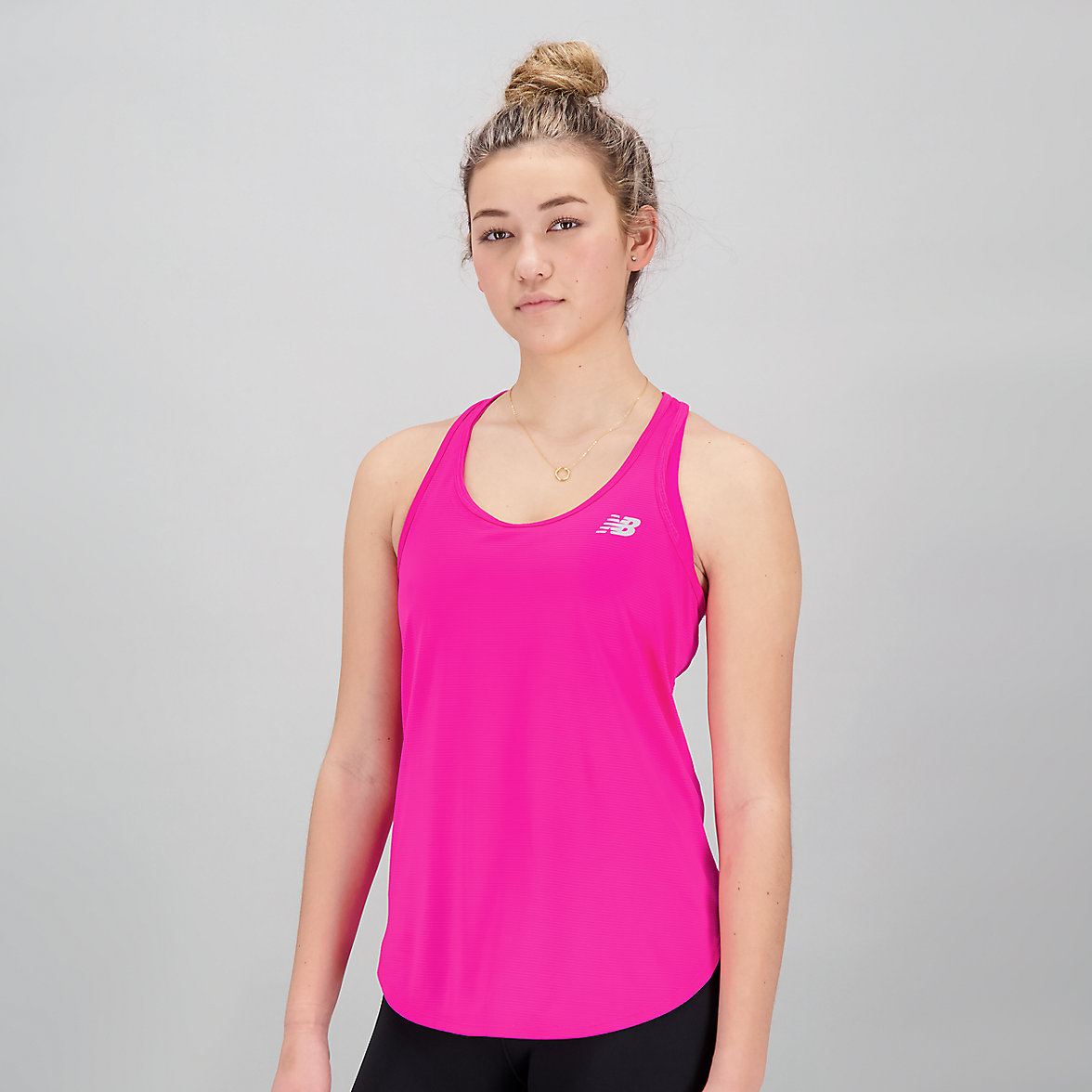 Koszule New Balance Accelerate Damskie Różowe | 083679-ZGL