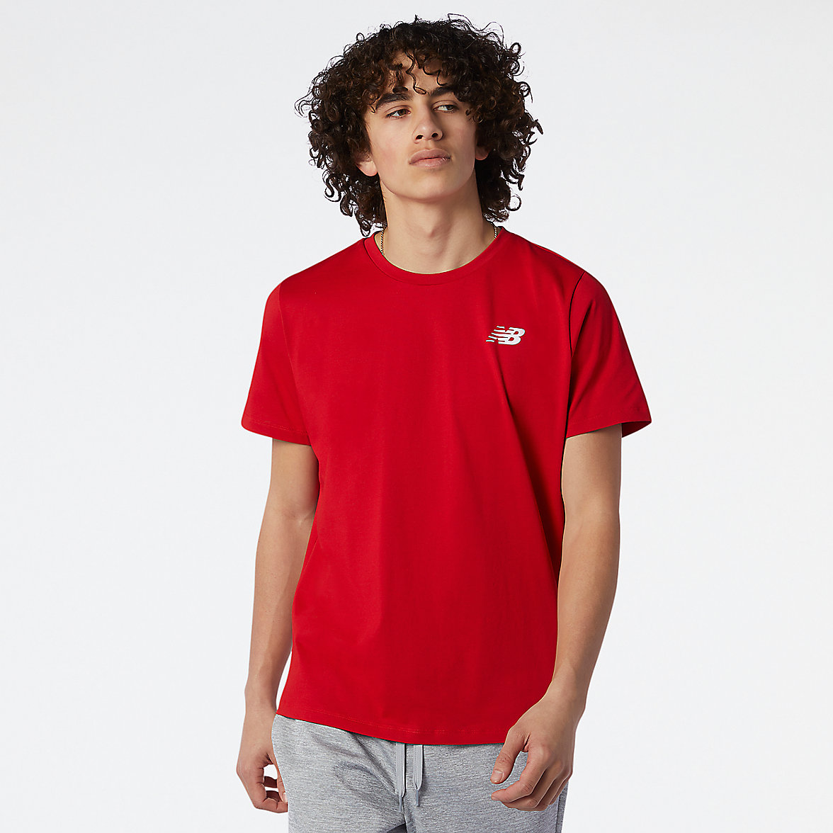 Koszule New Balance Heathertech Męskie Czerwone | 360795-LPW