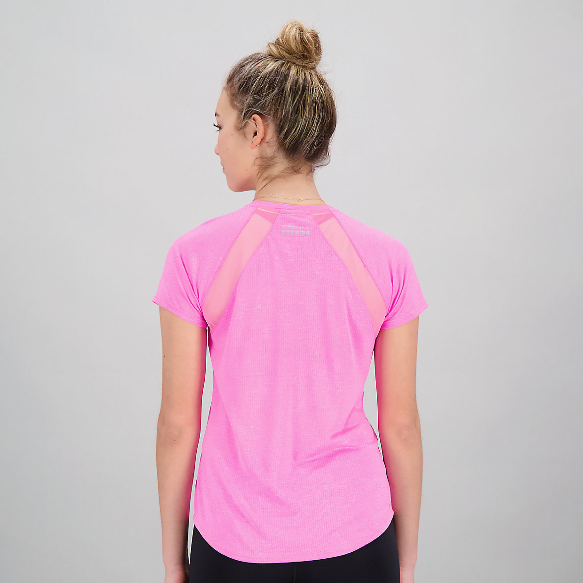 Koszule New Balance Impact Run Damskie Różowe | 714896-ZVU