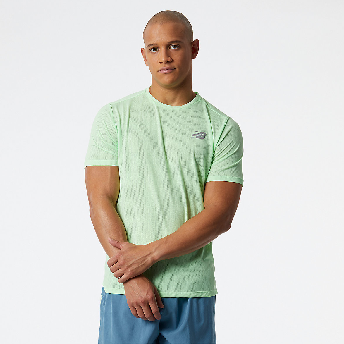 Koszule New Balance Impact Run Męskie Kolorowe | 804325-JNX