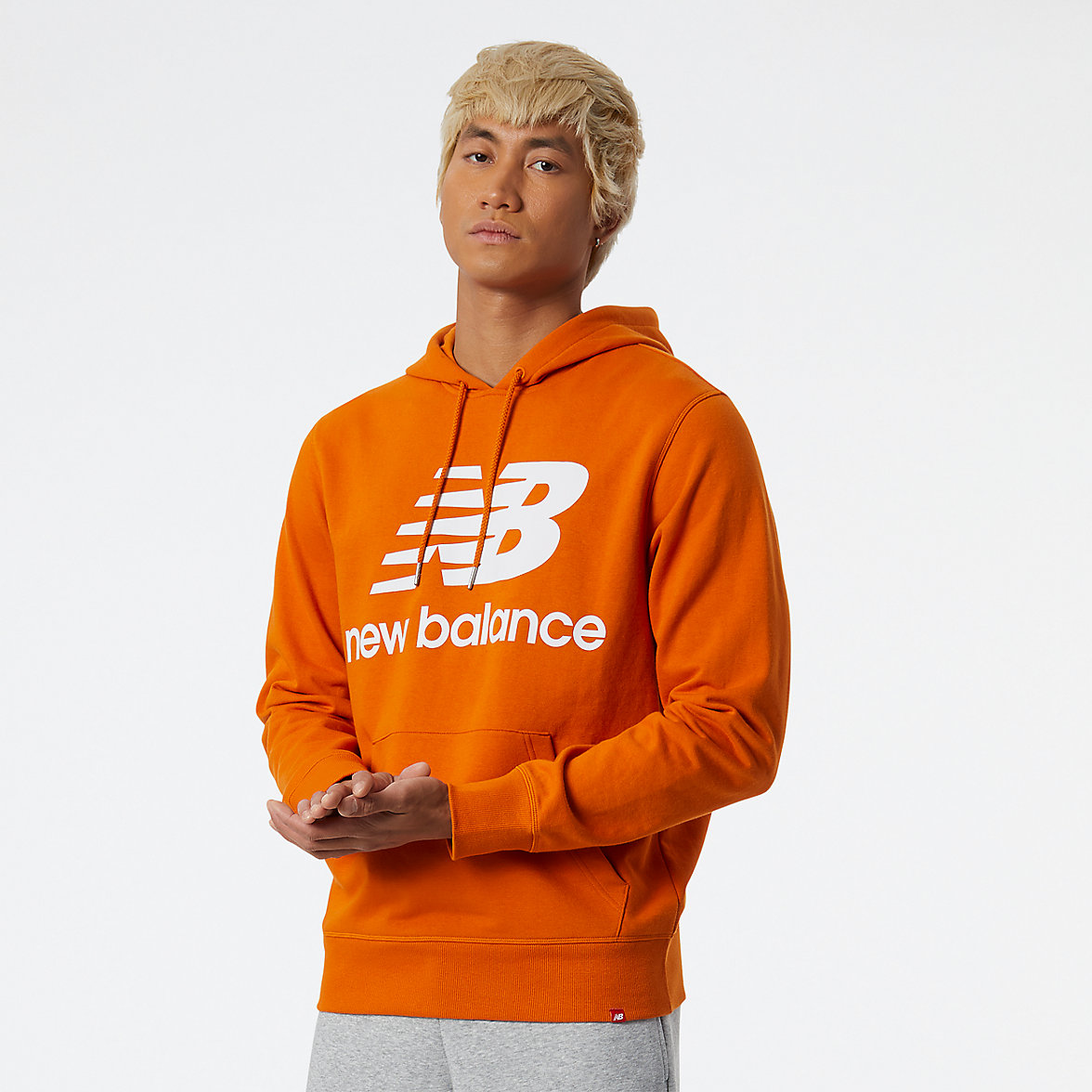 Koszule New Balance NB Essentials Męskie Pomarańczowe | 163952-WUS