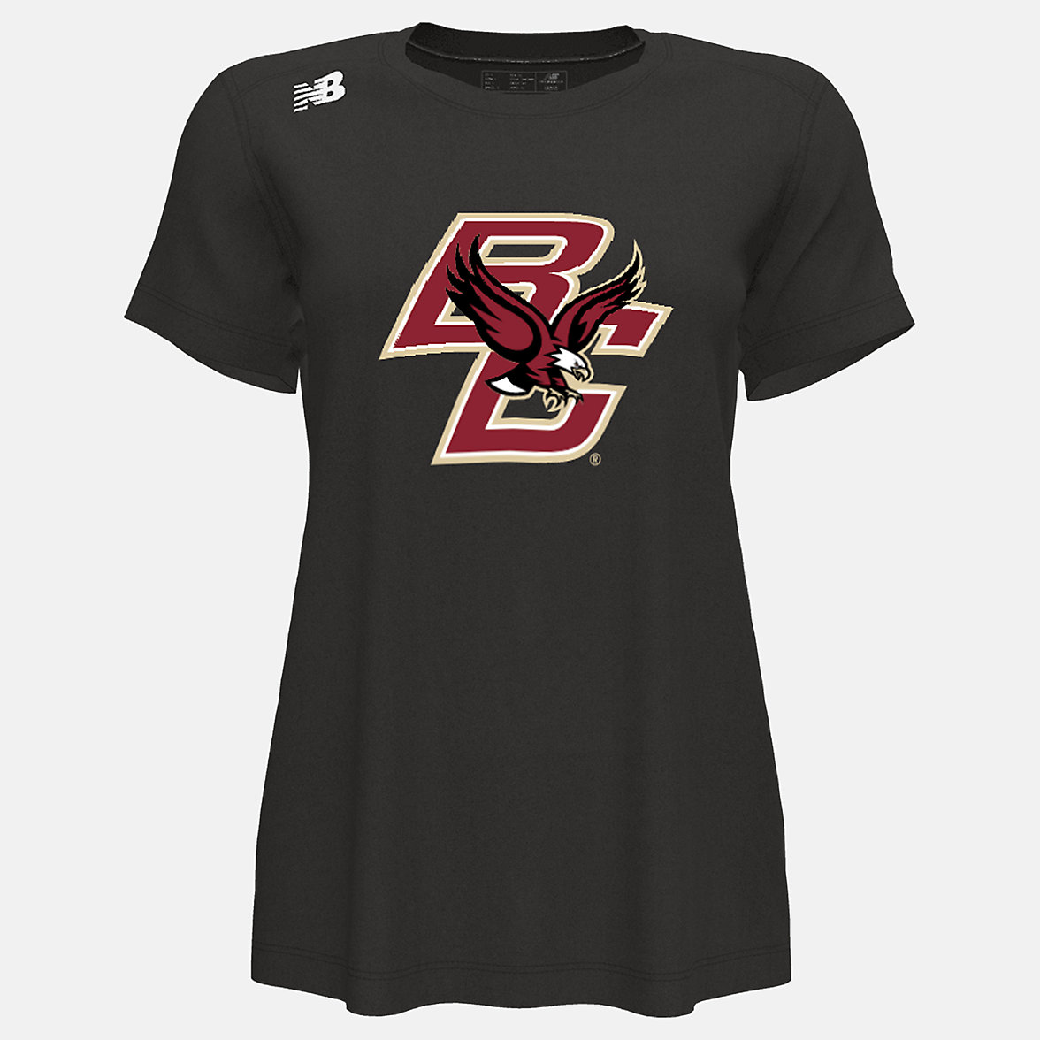 Koszule New Balance NB Tech(Boston College) Damskie Czarne | 930857-RWF