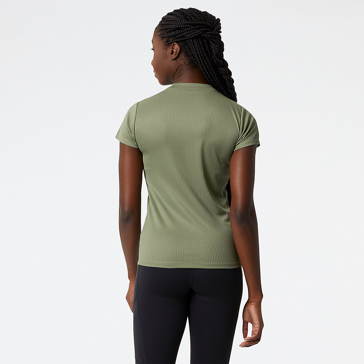 Koszule New Balance Perfect Rib Damskie Oliwkowe | 106293-MKB
