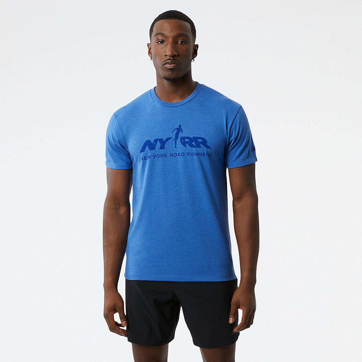 Koszule New Balance Run For Life Grafiką Męskie Królewski Niebieski | 943821-ZYO
