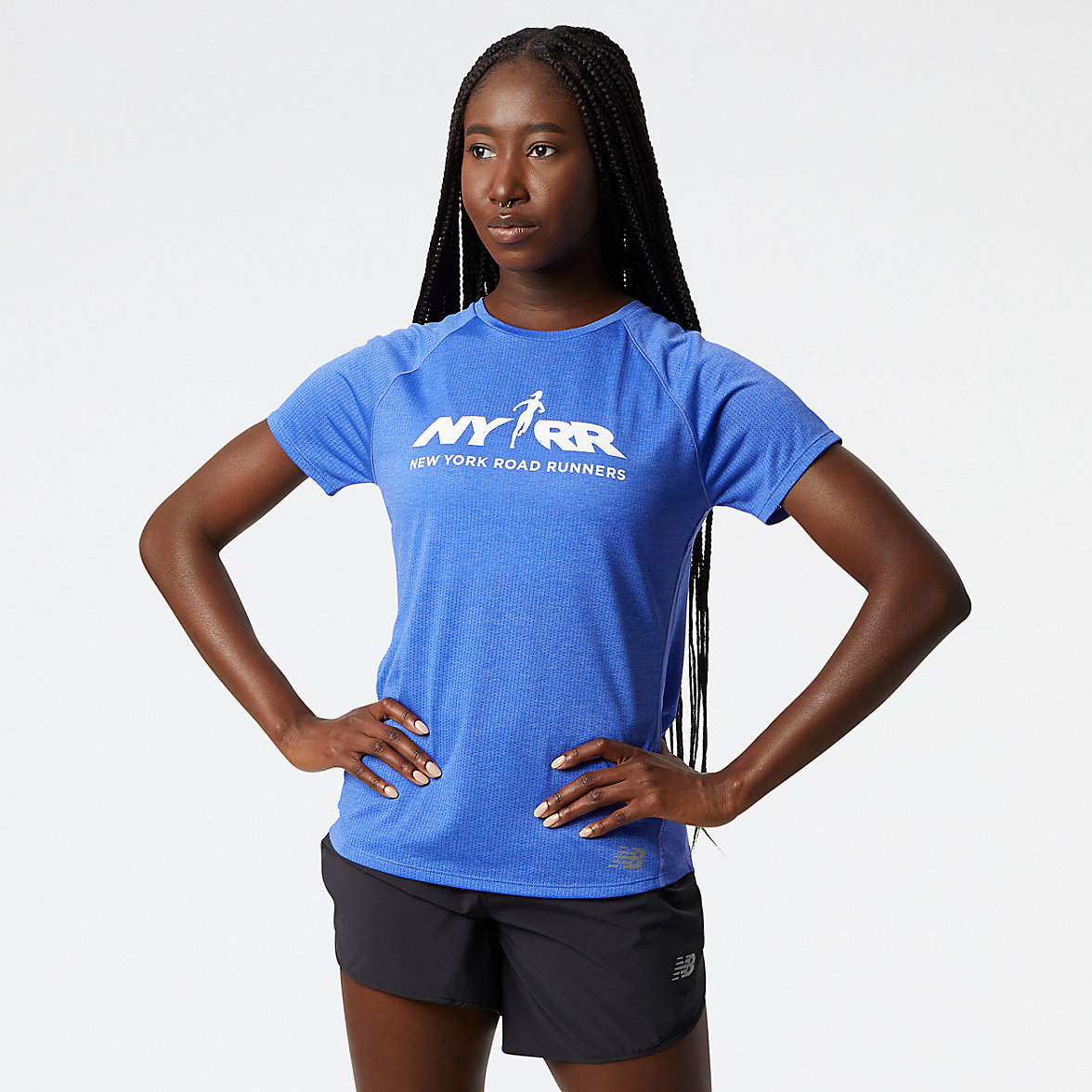 Koszule New Balance Run For Life Impact Run Grafiką Damskie Kolorowe | 952316-UMG