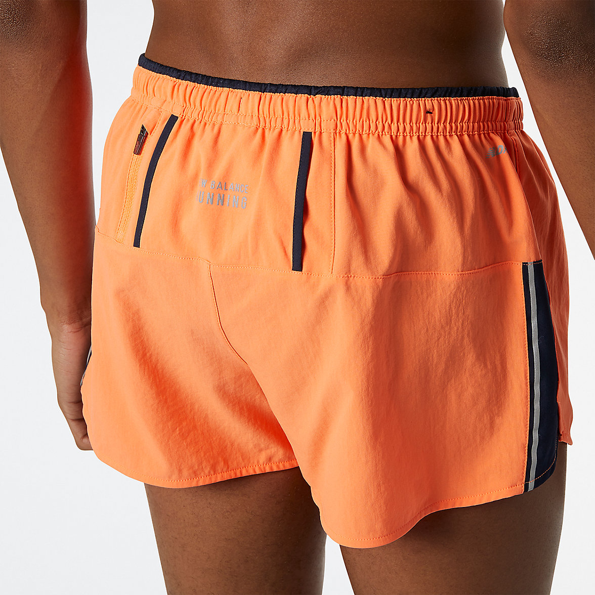 Szorty New Balance Impact Run 3 Inch Split Męskie Pomarańczowe | 863974-MJD