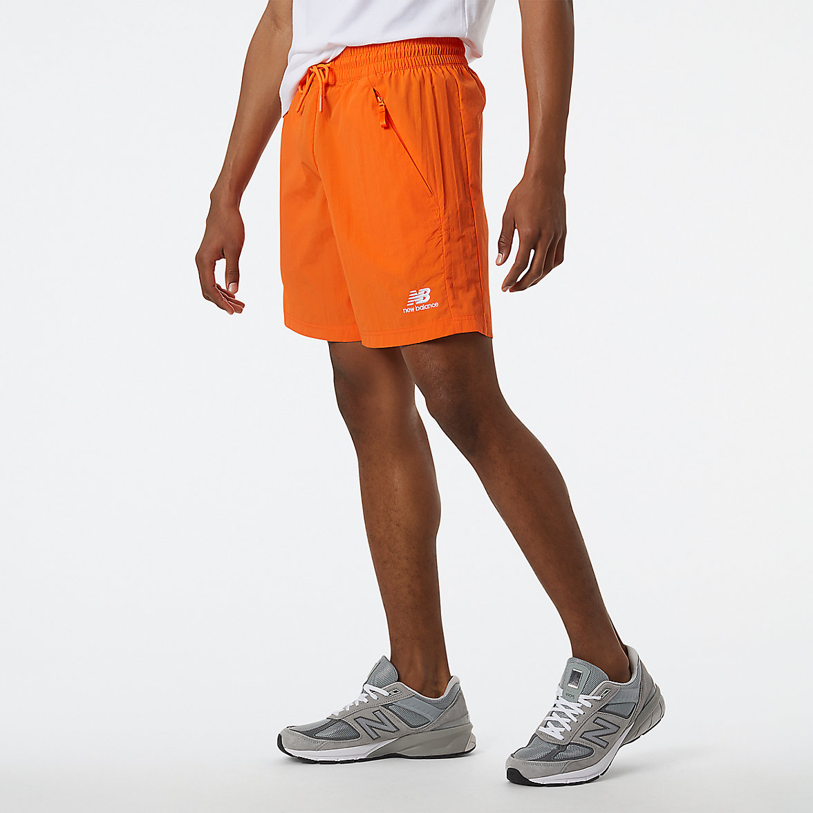 Szorty New Balance NB Athletics Wiatr Męskie Kolorowe | 651089-YDO