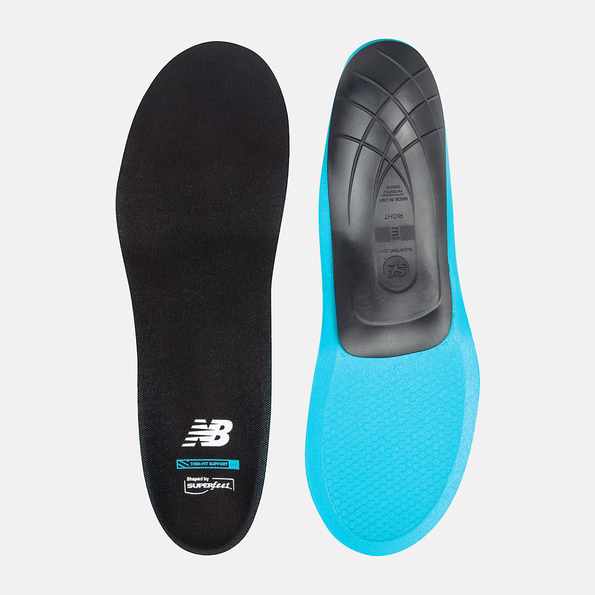 Wkładki New Balance Sportowe Thin-Fit Arch Support CFX Damskie Niebieskie | 532068-HFJ