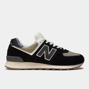 Buty Lifestyle New Balance 574 Damskie Czarne Camo | 803756-YIS