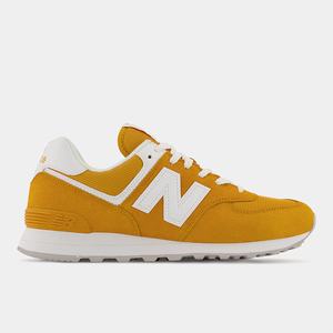 Buty Lifestyle New Balance 574 Męskie Żółte Białe | 483297-XFH
