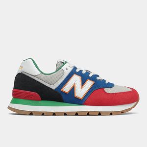 Buty Lifestyle New Balance 574 Rugged Męskie Niebieskie Czerwone | 592103-QOG