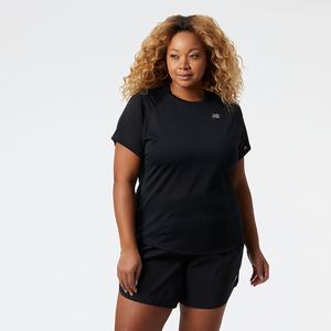Koszule New Balance Impact Run Damskie Czarne | 496538-STL
