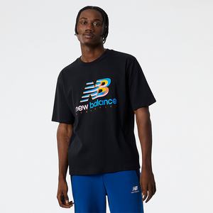 Koszule New Balance NB Athletics Amplified Logo Męskie Czarne | 675829-JXG