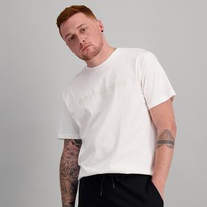 Koszule New Balance Renew Askew Linear Męskie Białe | 490283-RSO