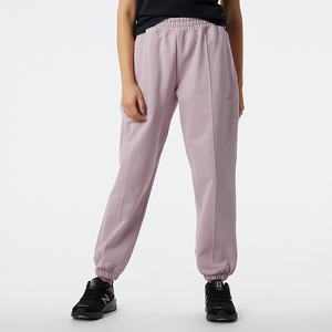 Legginsy New Balance NB Athletics Nature State French Terry Damskie Fioletowe Szare | 037268-QHE