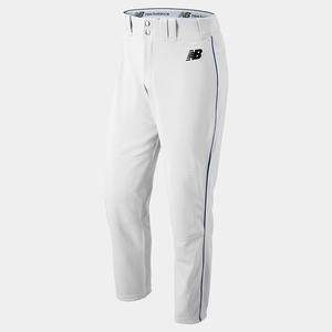 Spodnie New Balance Adversary 2 Baseball Piped Sportowe Męskie Białe Granatowe | 246398-YAU